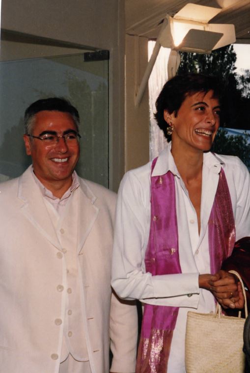 Inès de la Fressange et Jean-Michel Aubrun au Trophée Lancôme , 1997.JPG